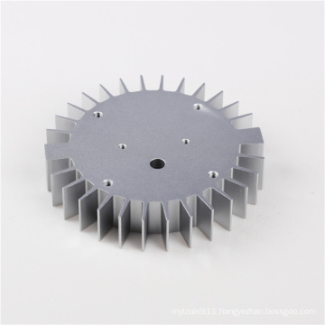 Customized various shaped alumium round heat sink